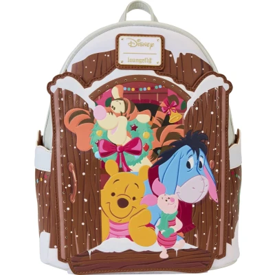 Afbeelding van Disney Loungefly Backpack Winnie the Pooh and Friends Christmas