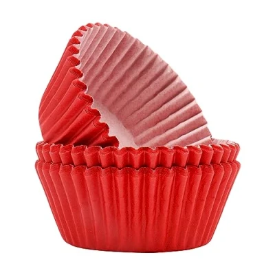 Image de PME Lot de 60 caissettes à cupcakes Rouge