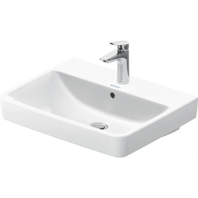 Afbeelding van Duravit No.1 wastafel 60x46x17.3cm hoogglans Wit