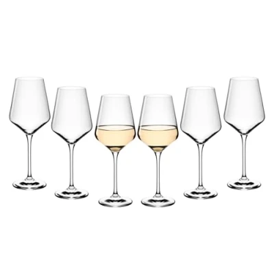 Afbeelding van Gerlach 1760 Lot de 6 verres à vin blanc en cristal 450 ml Passe au lave vaisselle Moderne