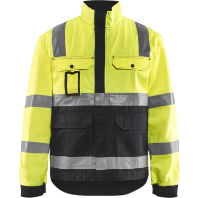 Afbeelding van Blaklader Jack, ongevoerd High Vis 4023 1804 Geel/Zwart