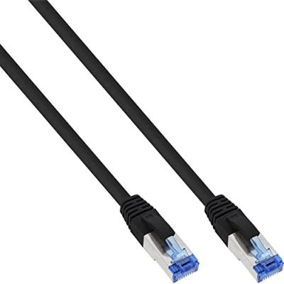 Afbeelding van InLine Patchkabel Cat.6A, S/FTP (PiMf), 500MHz (S/FTP, CAT6a, 0.50 m), Netwerkkabel