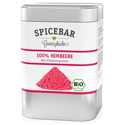 Afbeelding van Frambozenpoeder, 100% framboos gedroogd fruitpoeder, biologisch (1 x 50 g)