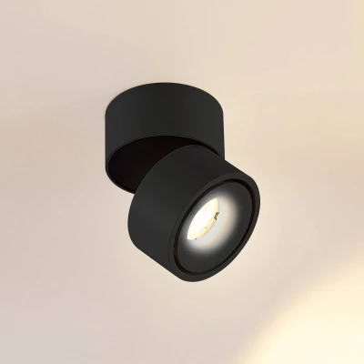 Afbeelding van Arcchio LED plafondlamp 1licht Aluminium H: 10.3 cm zwart Inclusief lichtbron