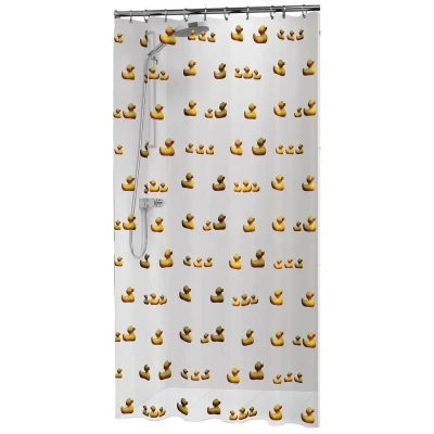 Afbeelding van Sealskin Duckling Douchegordijn PEVA 180x200 cm Geel