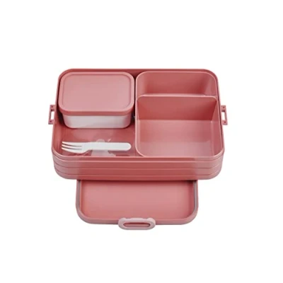 Image de Mepal Panier Repas Bento Take A Break pour Large Boite Compartiment Lunchbox Sandwichs, Petits Snacks et Restes Snack &amp; Déjeuner 1500 ml Vivid Mauve