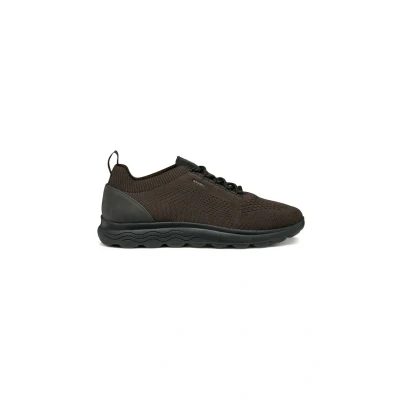 Afbeelding van Geox Spherica Sneakers laag, Heren, Maat: 47, Brown black Schoenen