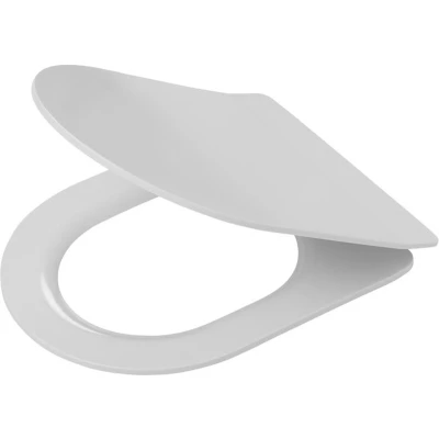 Afbeelding van Tiger Carter Toiletbril met deksel D vorm WC bril Duroplast Wit