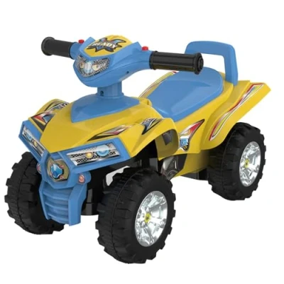 Afbeelding van Quad voor kinderen 1 jaar, Rutscher, Babyquad, glijvoertuig babyauto (geel)