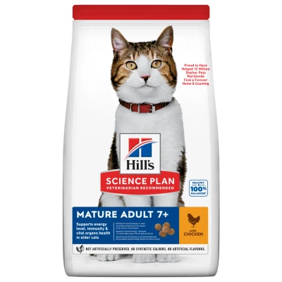 Afbeelding van 10kg Mature Adult 7+ Active Longevity Kip Hill&#039;s Science Plan Kattenvoer