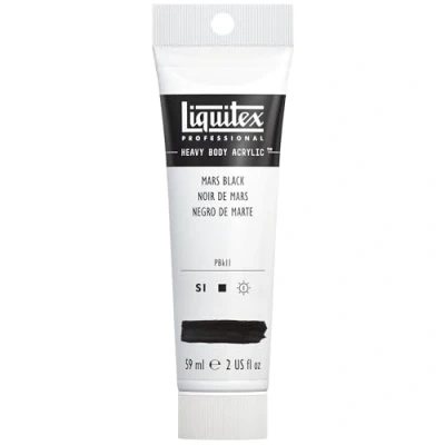 Afbeelding van Liquitex Professional Heavy Body Acryl 59 ml Maart Zwart Serie 1