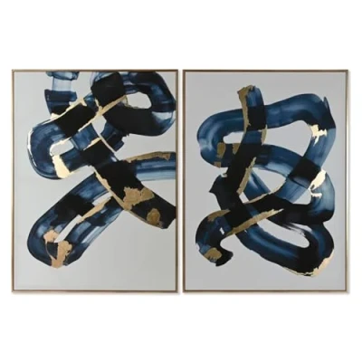Afbeelding van Schilderij Home ESPRIT Abstract Stads 90 x 4 120 cm (2 Stuks)