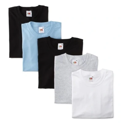 Afbeelding van Fruit of the Loom Valueweight T shirt, in verpakking van 5 stuks