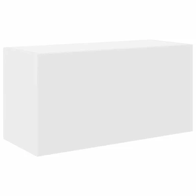 Afbeelding van Badkamerwandkast 60x25x30 cm bewerkt hout wit