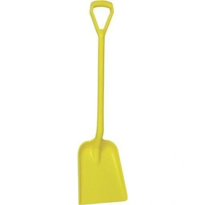 Image de VIKAN 56256 pelle, manche en D, une pièce, 1040 mm, polypropylène, jaune 5625/6