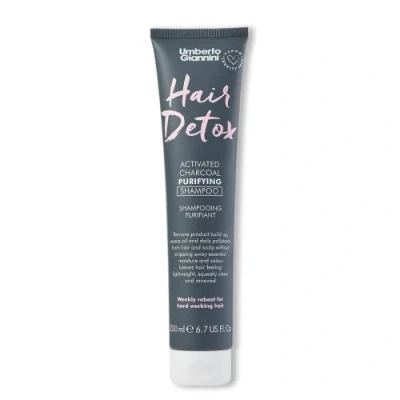 Afbeelding van Umberto Giannini Hair Detox Activated Charcoal Purifying Shampoo 200 ml