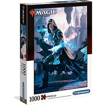 Afbeelding van Clementoni Magic the Gathering 39562 puzzel 1000 stukjes vanaf 9 jaar, kleurrijke volwassen in levendige kleuren, behendigheidsspel voor het hele gezin, mooi cadeau idee