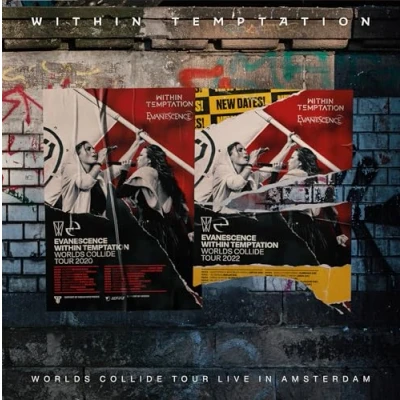 Afbeelding van Within Temptation Worlds Collide Tour Live In Amsterdam (2LP+CD+DVD+BLURAY)