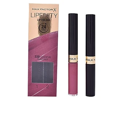 Image de Max Factor Lipfinity Lip Colour Lipstick 330 Essential Burgundy 4,2 grammes