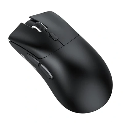Afbeelding van ATTACK SHARK R1 59 g Superlight Mouse, PixArt PAW3311 Gaming Sensor, BT/2.4G Wireless/bekabelde gamingmuis, 6 verstelbare DPI tot 18000, 65 uur batterij (zwart)