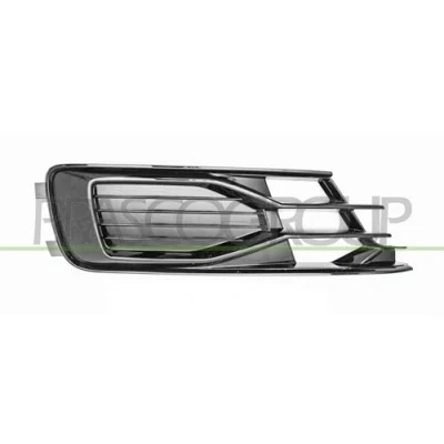 Afbeelding van PRASCO AD0402123 Bumper Grill Zonder gat(en) voor mistlampen Rechts Glanzend AUDI: A6 C7 Avant, Saloon