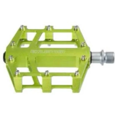 Afbeelding van Exustar Platformpedaal Bmx / Enduro 9/16 Inch Groen Per Set