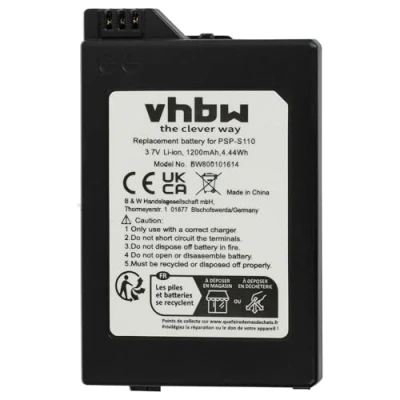 Image de Batterie LI ION 1200mAh pour modèle SONY remplaçant PSP S110 S 110