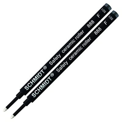 Afbeelding van Schmidt Duitse rollerbalpen Refill Safety Ceramic Roller 888 F 2 stuks per niveau 99