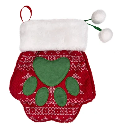 Afbeelding van KONG Holiday Stocking Paw ca. 27x22x3cm voor katten en honden