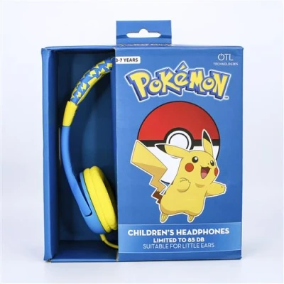 Afbeelding van Pokémon Static kinder koptelefoon volumebegrenzing verstelbaar comfortabel