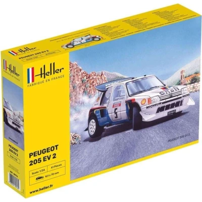 Afbeelding van 1:24 Heller 80716 Peugot 205 EV 2 Plastic Modelbouwpakket