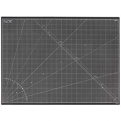 Afbeelding van Elan 5 laagse Snijmat Zwart en Bruin A0, Zelfherstellende 3 mm Snijmat, Knutselmat met Dubbelzijdig Raster, Metrische Snijonderlegger voor Quilten, Naaien, Patchworken, Scrapbooken, enz. 120 x 90 cm
