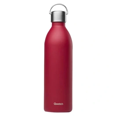 Afbeelding van Qwetch Thermosfles Matt, granaat rood, 600 ml