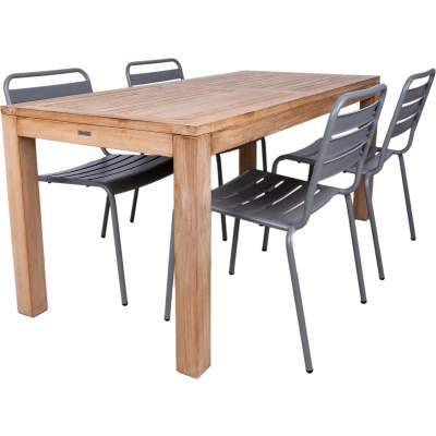 Afbeelding van MaximaVida tuinset Java 150 cm muisgrijs