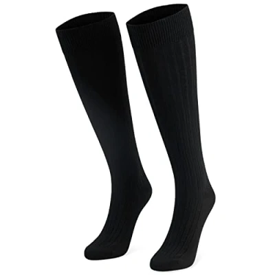 Afbeelding van herensokken, halfhoog, 12 paar zwarte comfortabel, ademend, katoenmix, eenheidsmaat voor heren, jongeren, 40 45, zwart.