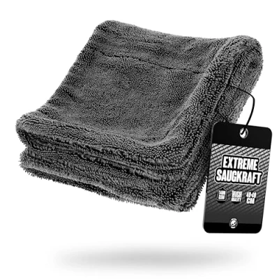 Afbeelding van Nuke Guys Gamma Dryer Microvezeldoek, droogdoek, 1400 g/m², pluisvrij, afgeronde zachte vezels, krasvrij, 40 x cm, premium kwaliteit