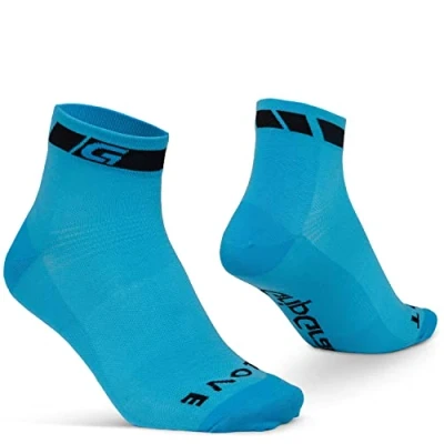 Afbeelding van GripGrab Classic Low Cut Zomer Fietssokken 1 Paar Korte Coolmax Sokken Blauw Unisex Maat M (41 44)