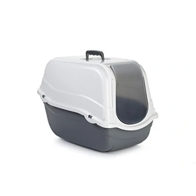 Afbeelding van Kattenbak romeo grijs/wit 54 x 33 42cm