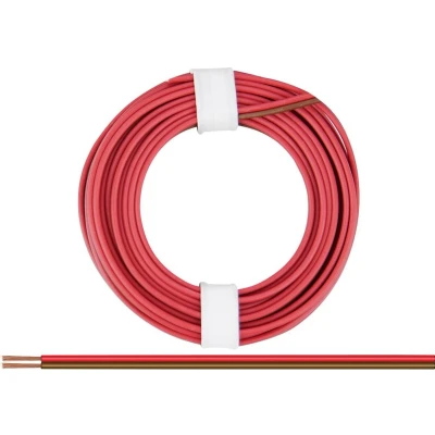Afbeelding van Donau Elektronik 225 08 Draad 2 x 0.25 mm² Rood bruin 5 m