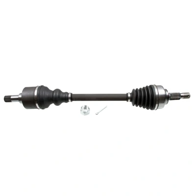Afbeelding van FEBI BILSTEIN 182966 Aandrijfas Vooras links Met splitpen moer PEUGEOT: Expert II Tepee, Van, 407 Saloon, CITROËN: Dispatch Van