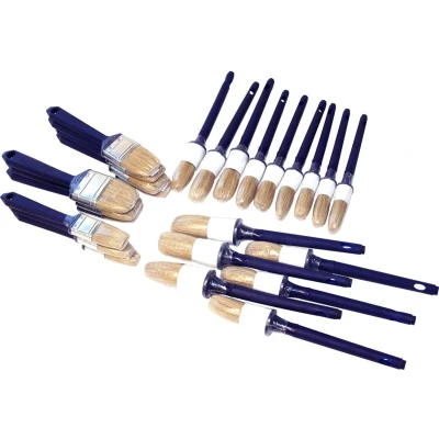 Afbeelding van Wegwerpkwast pvc steel, assortiment (25 dlg)