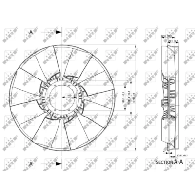 Afbeelding van NRF 49801 Koelventilator