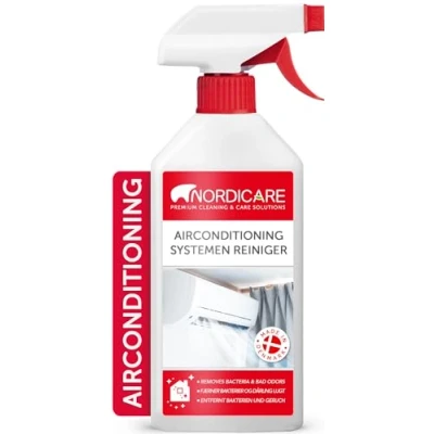 Afbeelding van Nordicare Airco reiniger spray (500ml) airconditioning voor effectieve reiniging binnenunit, cleaner ook zwembaden, Warmtepompen en verdampers, refresher