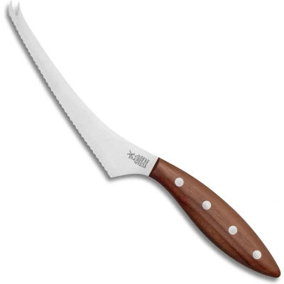 Afbeelding van Robert Herder Mola Kaasmes voor Zachte Kazen Roestvrij Staal Heft Pruimelaar 16,5cm Fromago