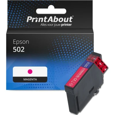 Afbeelding van Huismerk Epson 502 (C13T02V34010) Inktcartridge Magenta