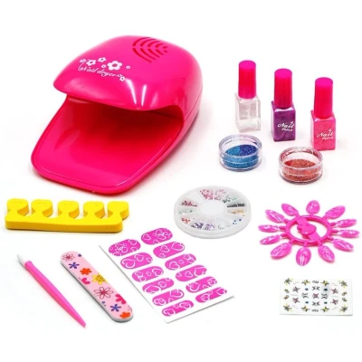 Afbeelding van Manicure Set met Lamp Tachan Nagellamp voor Kinderen Inclusief Accessoires