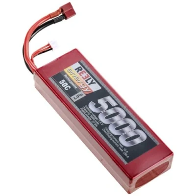 Afbeelding van Reely LiPo accupack 7.4 V 5000 mAh Aantal cellen: 2 50 C Hardcase T stekkersysteem