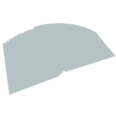 Afbeelding van Tekenpapier Folia A4 zilver mat 130gr pak 100 vel