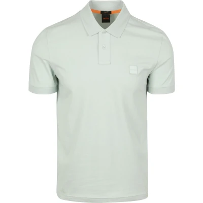Afbeelding van BOSS Passenger Polo Lichtgroen Maat 4XL Heren