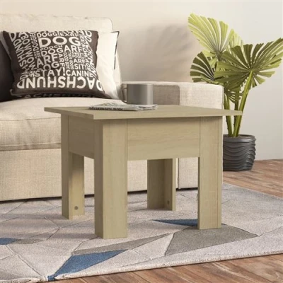 Afbeelding van vidaXL Salontafel 55x55x42 cm spaanplaat sonoma eikenkleurig